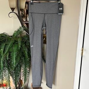 Brand New Under Armour High Rise Full Length Compression Leggings Workout Grey